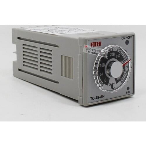 Original authentic Taiwan FOTEK thermostat TC48-AN-R4 TC48-AN-R2 TC-48-AN AC220V pointer temperature controller