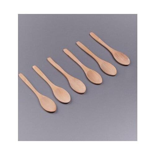 Turkish high quality Bamboo Wooden teaspoon paste honey spoon small size Free shipping