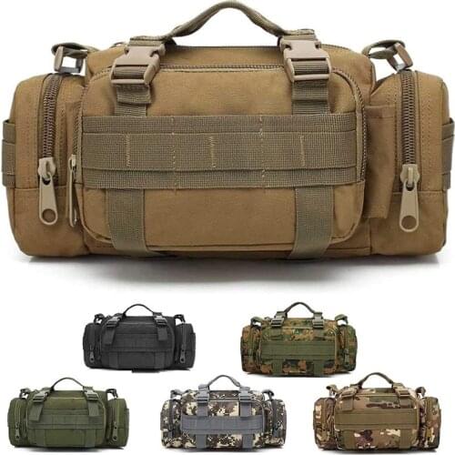 High Quality Outdoor Military Tactical Backpack Summer Waist Pack Waist Bag Mochilas Molle Camping Hiking Pouch 3P Chest Bag