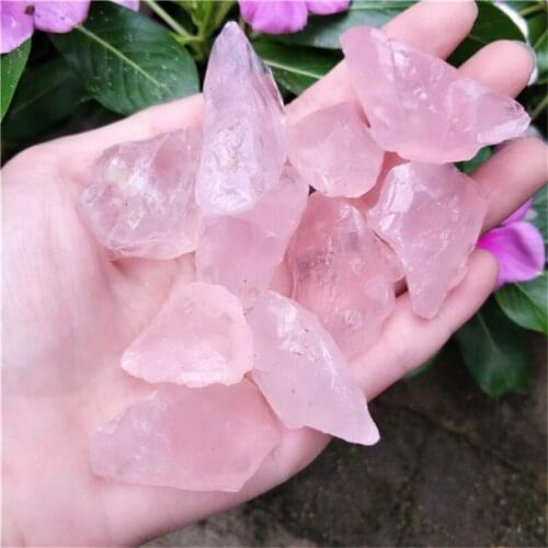 100g natural pink quartz powder gravel stone healing crystal rose gravel quartz healing meditation decorative tumbled stone