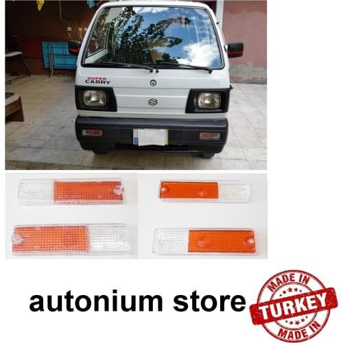2 Pieces Front Bumper Signal Lamp Glass for Suzuki Carry Super Carry SK410