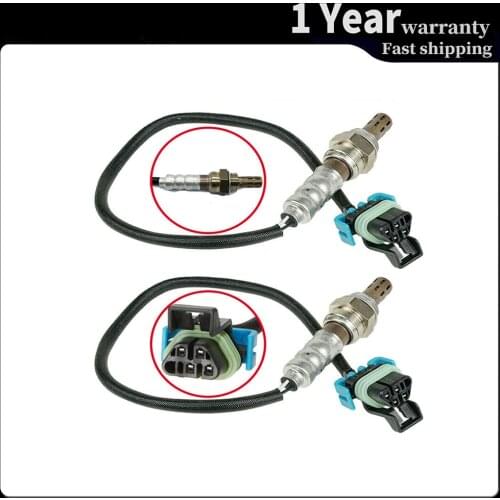 234-4815 2pcs 4 Wires Lambda Oxygen Sensor Upstream For Buick Enclave Chevrolet Traverse GMC Acadia Saturn Outlook Auto Parts