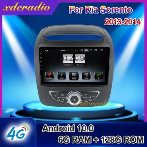 Xdcradio 9" Touch Screen Android 10.0 For Kia Sorento Car Radio Car DVD Multimedia Player Auto GPS Navigation DSP 4G 2013-2014