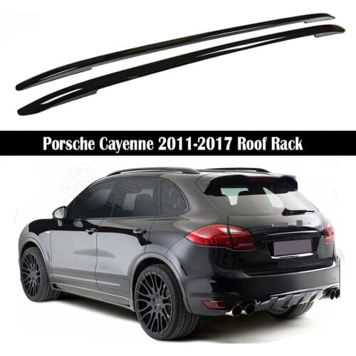 Roof Rack For Porsche Cayenne 2011-2017 Racks Rails Bar Luggage Carrier Bars top Racks Rail Boxes Aluminum alloy