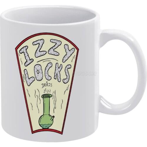 Izzy Locks X White Mug New Good Quality Print Mug 11 Oz Coffee Cup Colab Izzy Locks Soundcloud Rapper Music