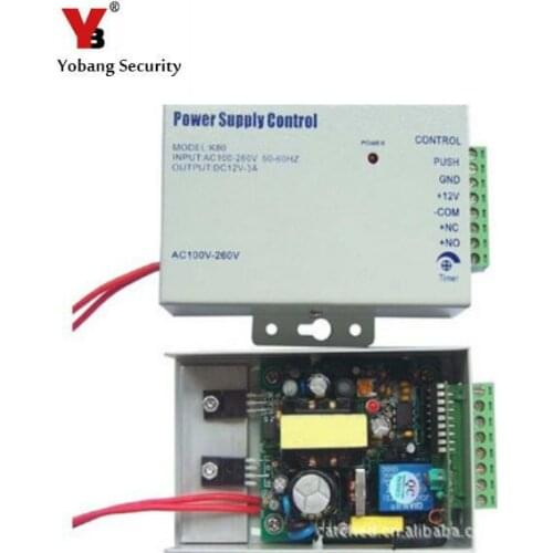 Yobang Security Wholesale 12V 3A power supply for video door phone access control system electric door lock In Stock Video door