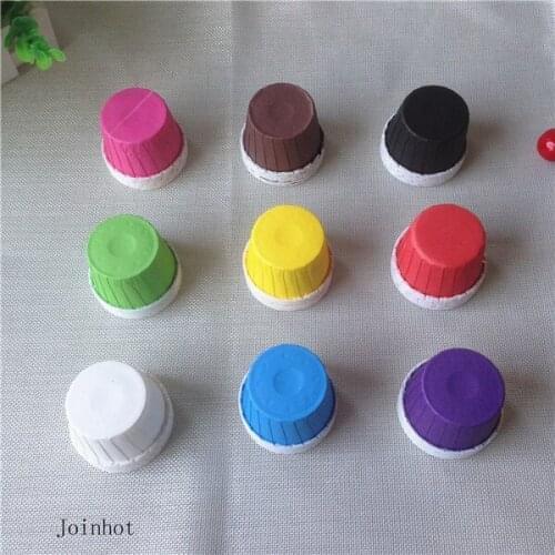 Small 44*35 Size 20pcs Pure Mix color Paper Cake Cup Cupcake Liners Dessert Baking Cupcake Mold Muffin Cases