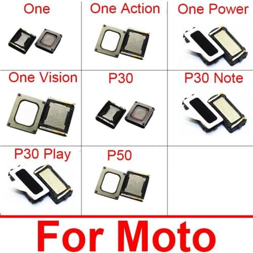 Earpiece Speaker For Motorola Moto One Power Vision Action P30 P50 Play Note Ear Speaker Sound Earphone Ear Piece Flex Cable