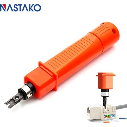 RJ45 Network Cable impact keystone tools module block insertion punch down tool 110 type patch panel hookup Cut tool