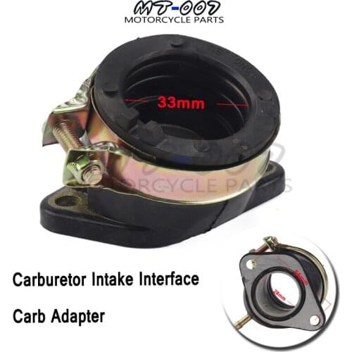 Motorcycle Carburetor Intake Interface Carb Adapter For Honda CF250 Helix 1987-1998 Motorcycle Accessories Carburetor Interface