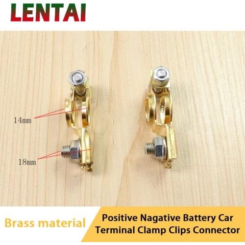 LENTAI For Peugeot 206 307 407 308 207 508 3008 Citroen c4 c5 c3 Ssangyong 1Set Car Battery Cut Off Protection Switch Clip Clamp