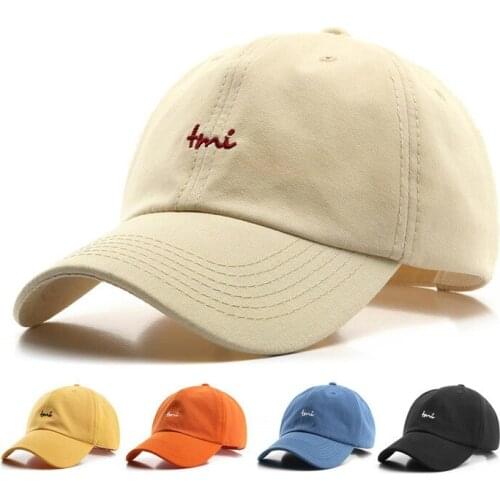 LINJW Spring Cotton Soft Baseball Cap Letter Embroidery Cotton Soft Bonnet Dad Hats for Men Women Hip Hop Street Snapback Caps