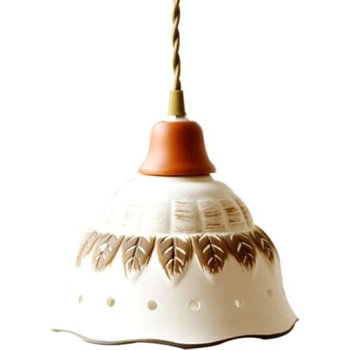 Nordic Literary Ceramics Pendant Lights Home Entry Bedroom Dining Room Living Room Clothing Store Loft Modern Decor Pendant Lamp