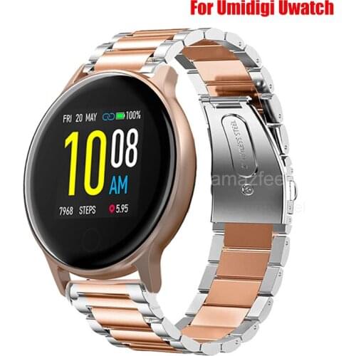 Metal Strap For Umidigi Urun Urun S Band For Umidigi Uwatch 3S/3/2S Stainless steel Bracelet Smart Watch Wristband Correa
