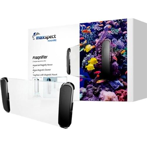 Maxspect Multifunctional Fragnifier Aquarium Magnify Viewer Algae Megnetic brush Frag Rack With Magnetic Mount For fish Tank