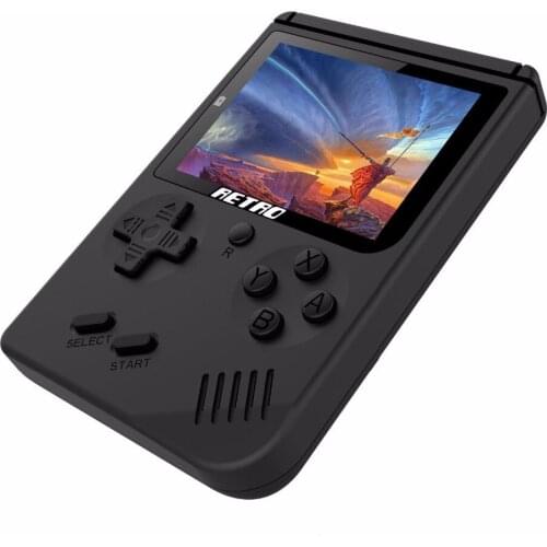 DHL 20pcs/lot RS-6A Portable Mini Handheld Game Console gift 8Bit 3.0 Inch Color LCD Kids Color Game Player Built-in 168 games