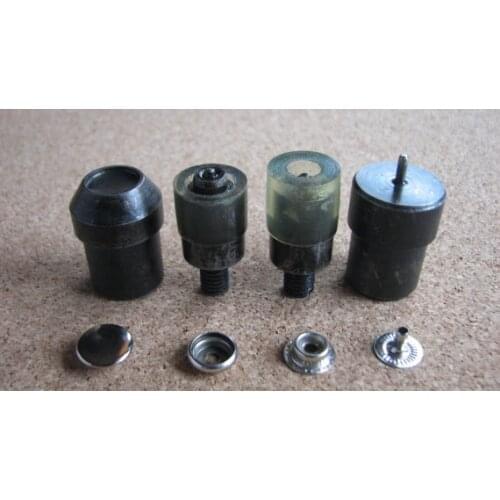 Press Snap Fastener Button Die Mold for Hand Press Machine Setter 4 Part Die