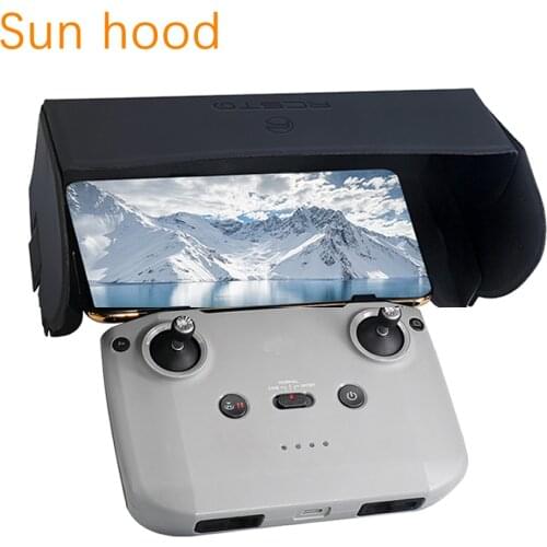 Remote Control Sun Hood for Mavic Air 2 /mavic Mini 2 Phone Hood Folding Magnetic Sunshade Phone Holder Acessorios