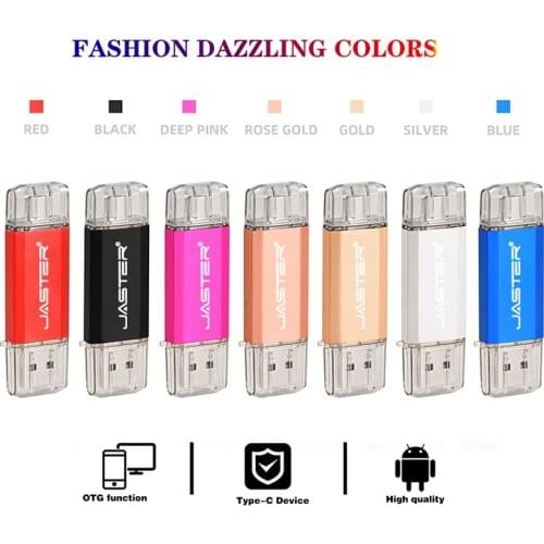 Type-C Smart Phone USB 2.0 Flash Drives 3 in 1 Metal Pen Drive 8G 16GB 32GB 64GB 128GB Wholesale U Disk Custom Logo Memory Stick