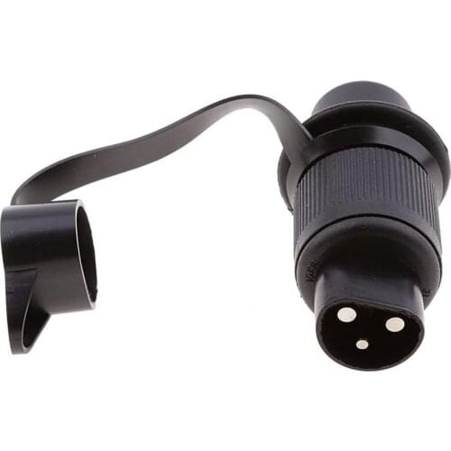 Waterproof Truck Cable Connector 3-Pin 12V Plug 3Pin Trailer Plug Towing Socket Connector 12V Screw End 3 Way Male Female Truck