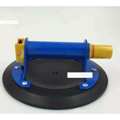 New Arrival 206mm Hand Pump Glass Single Claw Sucker 304 # Stainless Steel Handle Suction Flat Glass Suction Plate 100KG