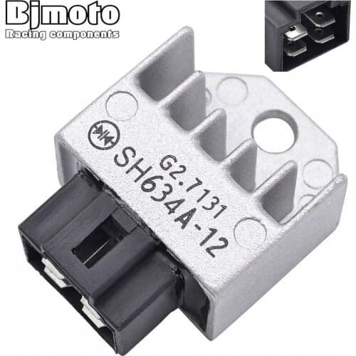 BJMOTO SH634A-12 Motorcycle Voltage Regulator Rectifier For Honda CRF150F CRF230F 2003-2017 CT110 NSR50R NSR75R C90 CG125