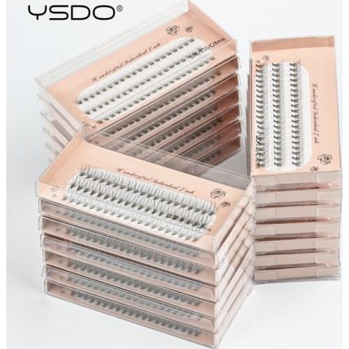 YSDO Wholesale Eyelash Extensions 10/20/30/40/50 Boxes Individual Mink Lashes Natural Grafting False Eyelashes Makeup Thick Lash