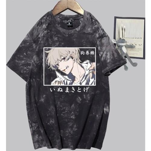 2021 Hot Japanese Anime T Shirt Men Jujutsu Kaisen T-shirt Kawaii Cartoon Toge Inumaki Graphic Tees Male