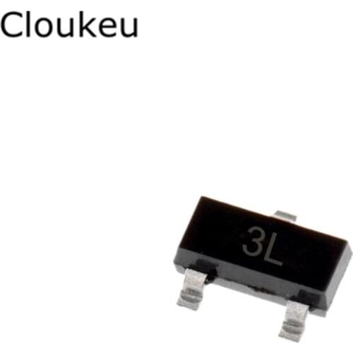 50pcs BC858C 3L SOT-23 0.1A/30V PNP