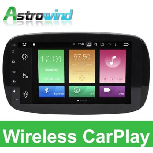 9 inch 8 Core 4G RAM 64G ROM Android 10.0 Car DVD Player GPS Navigation System Radio Media for Mercedes-Benz Smart Fortwo 2016