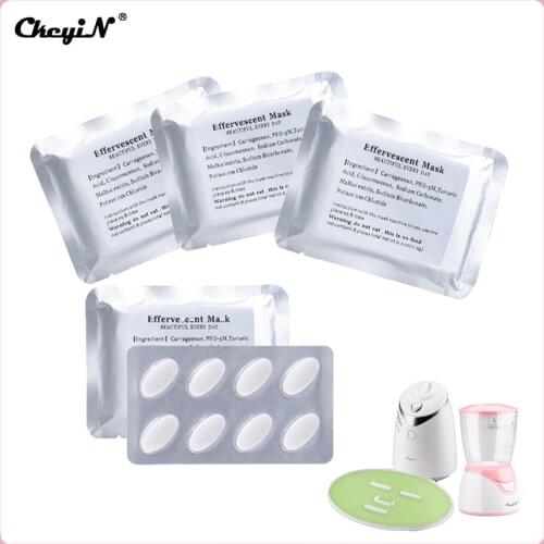 CkeyiN 32pcs Collagen Capsule for Face Mask Machine Automatic Fruit Vegetable Facial Care Mask Maker Beauty Capsules Tablets