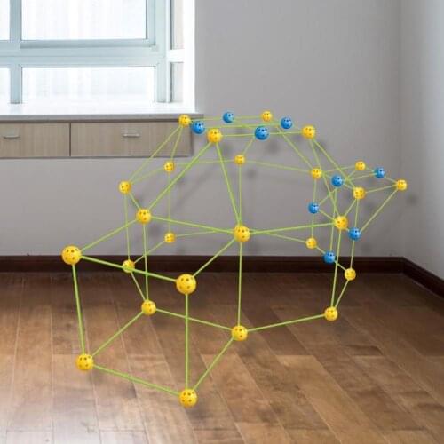 Kids Construction Fort Building Castles Tunnels Tents Kit DIY 3D Play House Building Toys for Boys Girls Christmas Gift