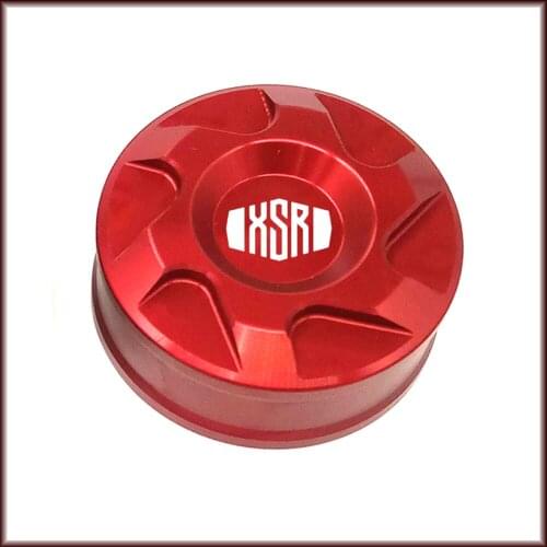 For YAMAHA XSR 900 XSR900 2016-2019 2018 Motorcycle Accessories Aluminum Rear Brake Fluid Reservoir Cover Cap Red/Blue/Gold CNC