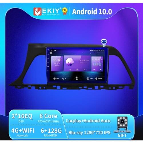 EKIY Android 10 Car Radio For Hyundai Sonata 7 LF 2014-2017 Autoradio Blu-ray 1280*720 IPS Multimedia Player Navi GPS HU no 2din