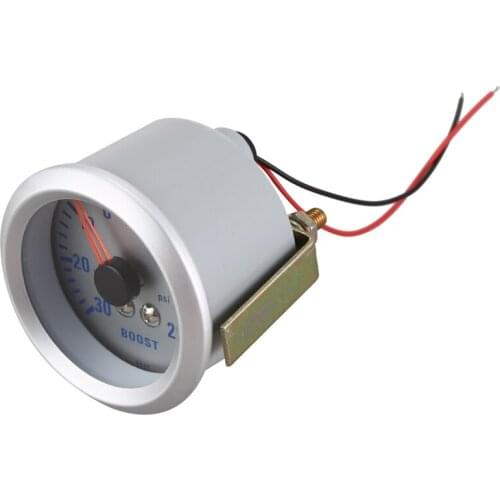 Turbo Boost / Vacuum Gauge Meter for Auto Car 2" 52mm 0~30in.Hg / 0~20PSI Orange Light With Single Gauge Meter Pod Holder