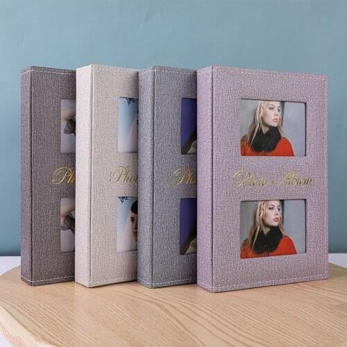 Leather photo album 6 inch 300 pp interstitial album Graduation commemorative album