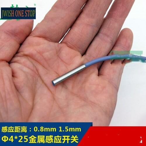 Φ4 Metal Sensor Switch 1.5mm Embedded NPN/PNP 24V Inductive Connector