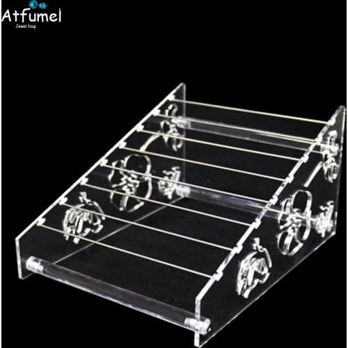 Fashion Acrylic Charm Bead Holder Bracelet Jewelry Display Storage Stand Pendant Bead Show Case Organizer Wear Charm Accessories
