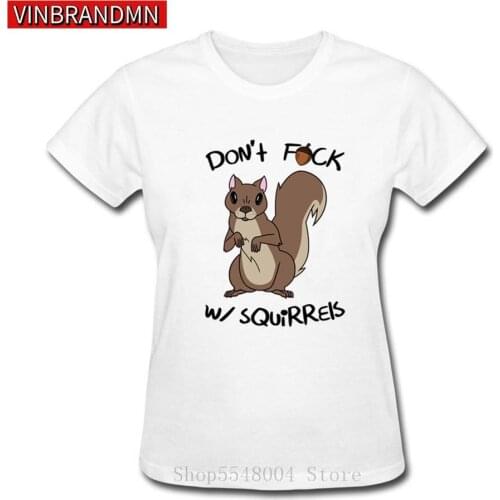New Cute Animal 3D Tee Shirt Squirrel Print Summer Tops Tees Women Fashion T-shirt Short Sleeve Clothing Girls Kawaii Pet Tshirt