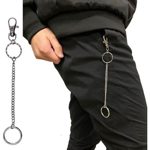 New Single-Layer Silver Color Women Waist Chain New Double Round Personality Trend Dody Chains belt Unisex Decorative Key Chains