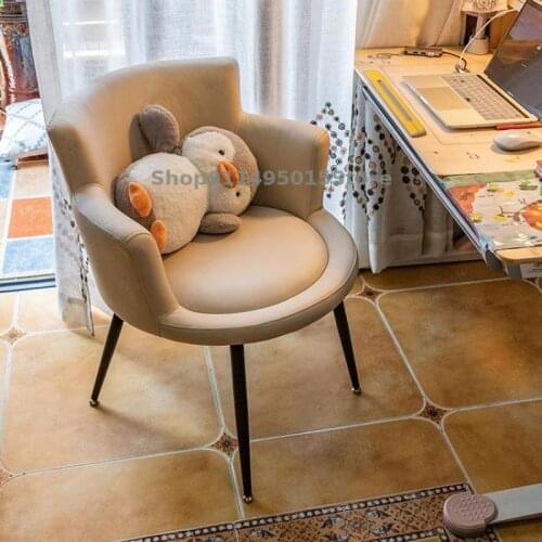 Nordic Dining Chair Modern Minimalist Light Luxury Student Backrest Makeup Chair Bedroom Study Table Office Computer Chair