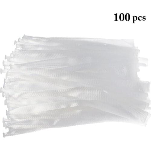 100pcs Disposable Sink Filter Mesh Kitchen Trash Bag Prevent The Sink From Clogging Filter Bag For Bathroom Strainer Rubbish Bag
