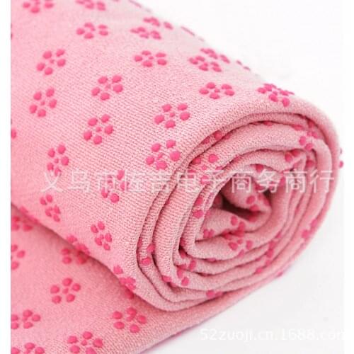 Yoga Towel Mat 1830*630mm Sweat-absorbent Germproof Antislip Easy Cleaning Portative Rose Red Blue Pink Green Orange Coffee