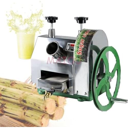 Stainless Steel Manual Sugarcane Juice Machine Sugar Cane Juicer, Cane-Juice Squeezer Sugarcane Juice Extractor Machine 50kg/H