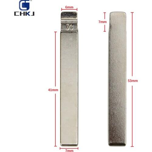 CHKJ 10PCS/LOT Replacement Remote Folding Flip KD Blade 71# HU100 Blank Uncut KEYDIY Universal For Opel For Buick For Chevrolet
