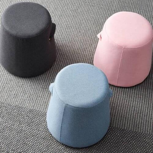 Stool Household Solid Wood Nordic Sitting Room Lazy барный стул табурет Person Fashion Personality Creative Kid Round Low Stools