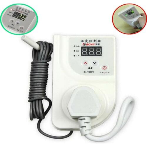 LED Reptile Thermostat Aquarium Timer Cooling Heating Temp Controller