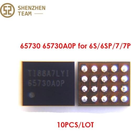 SZteam 10pcs/lot ORIGINAL NEW IC Chestnut 65730 65730A0P Display IC U4000 for 6S/6SP U3703 for 7/7P