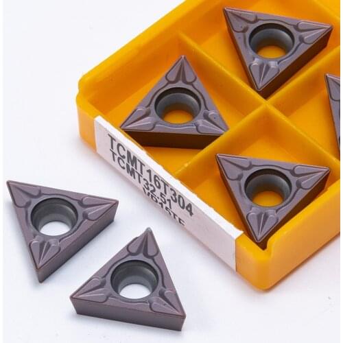 Hard Alloy TCMT16T304 MA VP15TF VUE6020 US735 Carbide Inserts Internal Turning Tools CNC Lathe Tools TCMT 1T604 turning insert