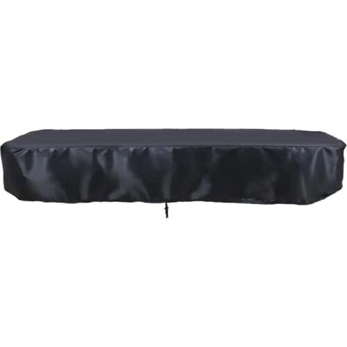 Top!-8Ft Billiard Pool Table Cover with Drawstring Durable Waterproof Table Cover for Rectangle Table, Black